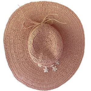 Tropical Trends 100% Toyo Light Pink Beach Hat